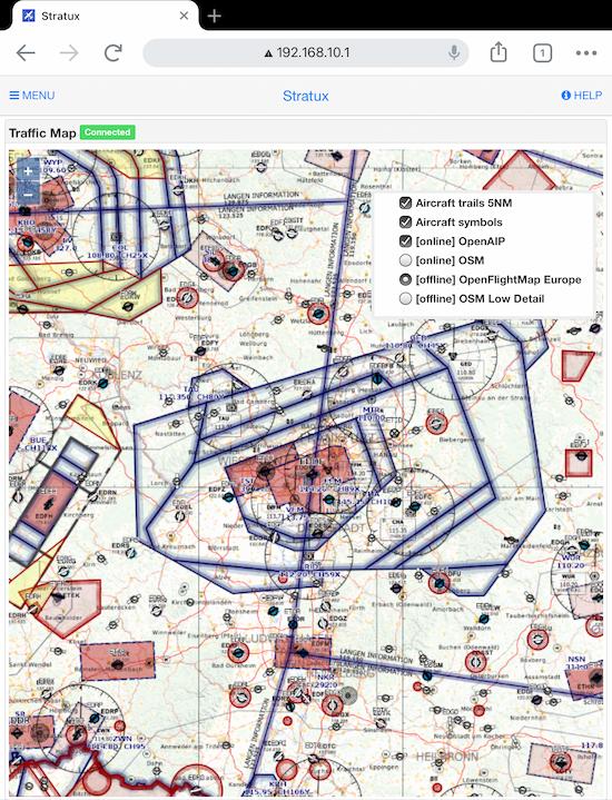Open FlightMaps Europe or US VFR Sectional Charts for Stratux OGN FLARM Web Interface Open FlightMaps Europe or US VFR Sectional Charts for Stratux OGN FLARM Web Interface