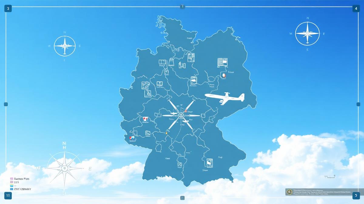 Deutsches Luftfahrthandbuch AIP VFR mit Flugplatzkarte und Anflugkarten für die allgemeine Luftfahrt