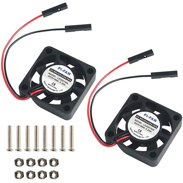 Brushless Fan Heatsink for Stratux - Active cooling with quiet brushless fan